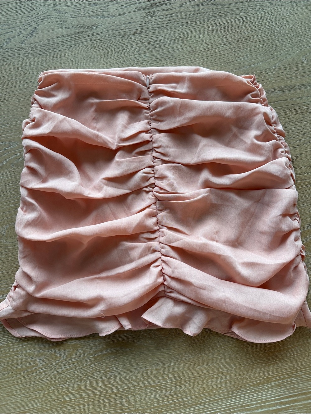 superdown Ruched Ruffle Mini Skirt - Blush - Picture 4 of 4
